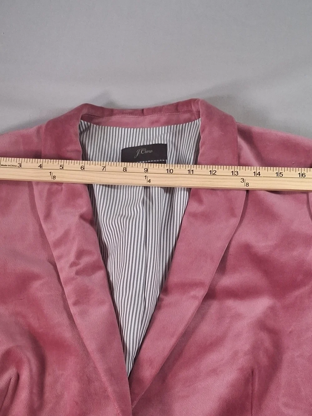J.Crew Parke Blazer in Cotton Velvet Pink 